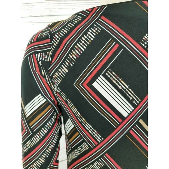 WHITE HOUSE BLACK MARKET Dress Geometric S - Picture 4 of 7